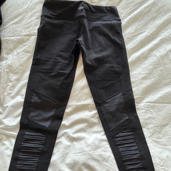David Lerner Leggings with zipper at Ankle - Picture 1 of 3